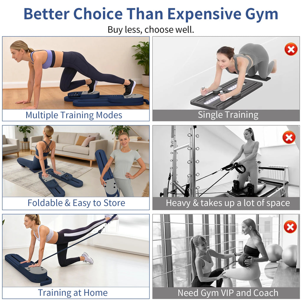 Multifunctional Fitness Board Abdominal Board Push Up Plate Pilates Board Ab Board Reformer Fitness Core Workout Equipment