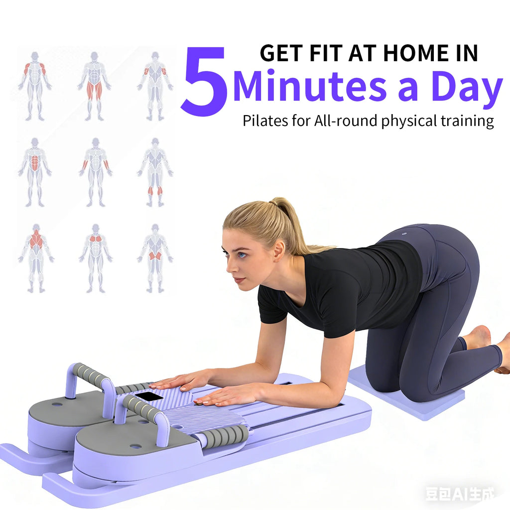 Multifunctional Fitness Board Abdominal Board Push Up Plate Pilates Board Ab Board Reformer Fitness Core Workout Equipment
