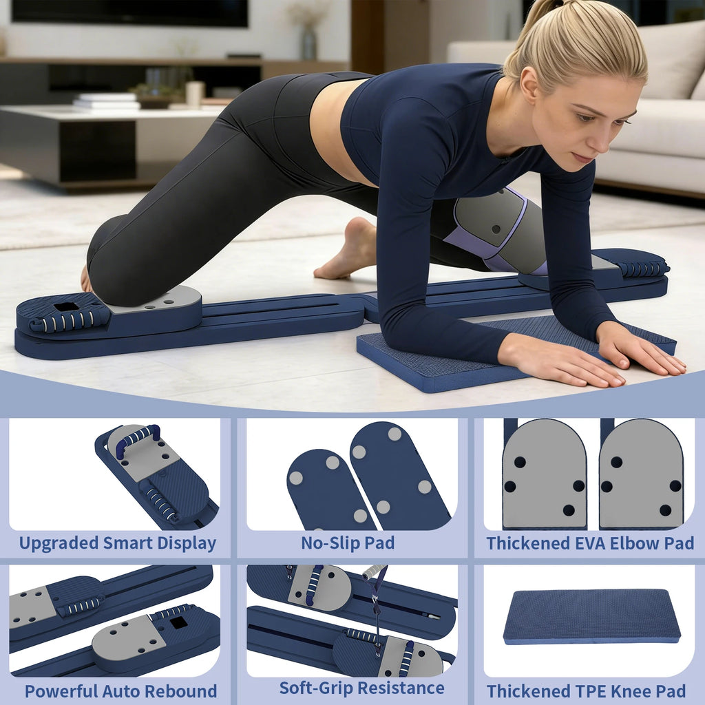 Multifunctional Fitness Board Abdominal Board Push Up Plate Pilates Board Ab Board Reformer Fitness Core Workout Equipment