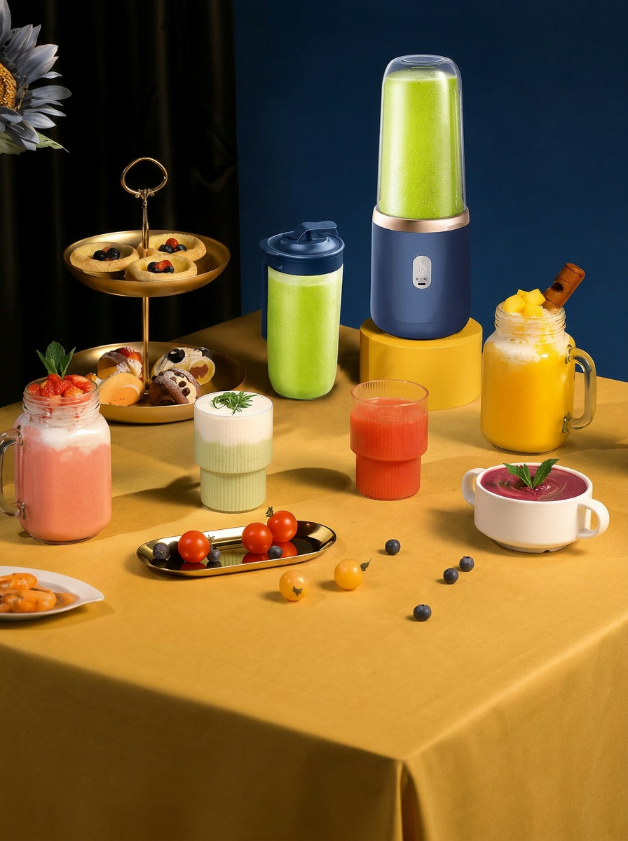 Mini Liquidificador Portátil Recarregável USB