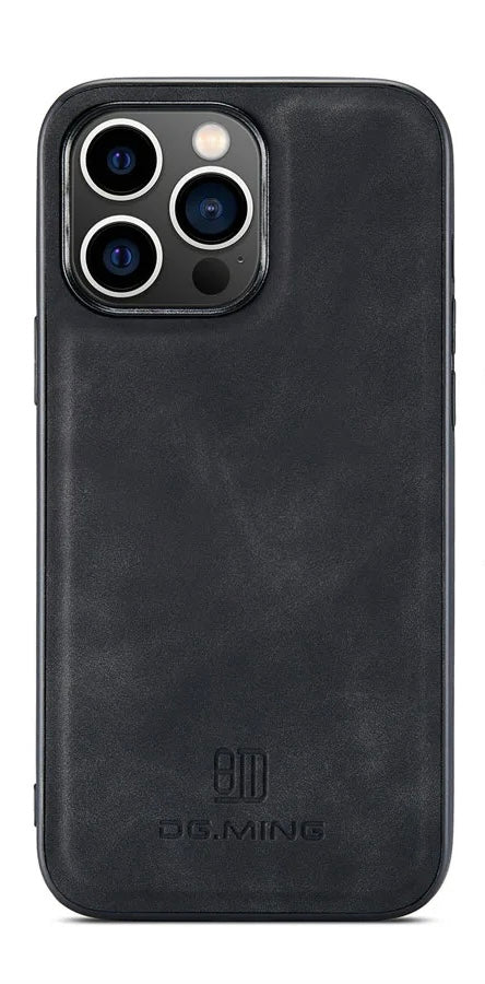Capa Carteira Magnética Premium em Couro para iPhone