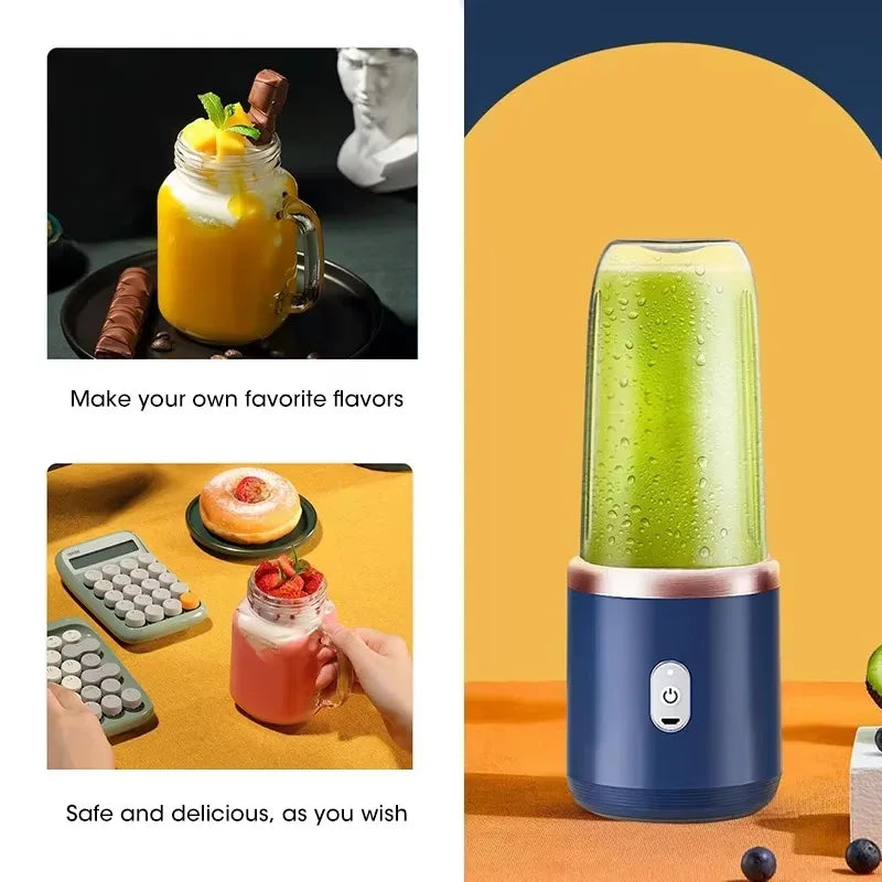Mini Liquidificador Portátil Recarregável