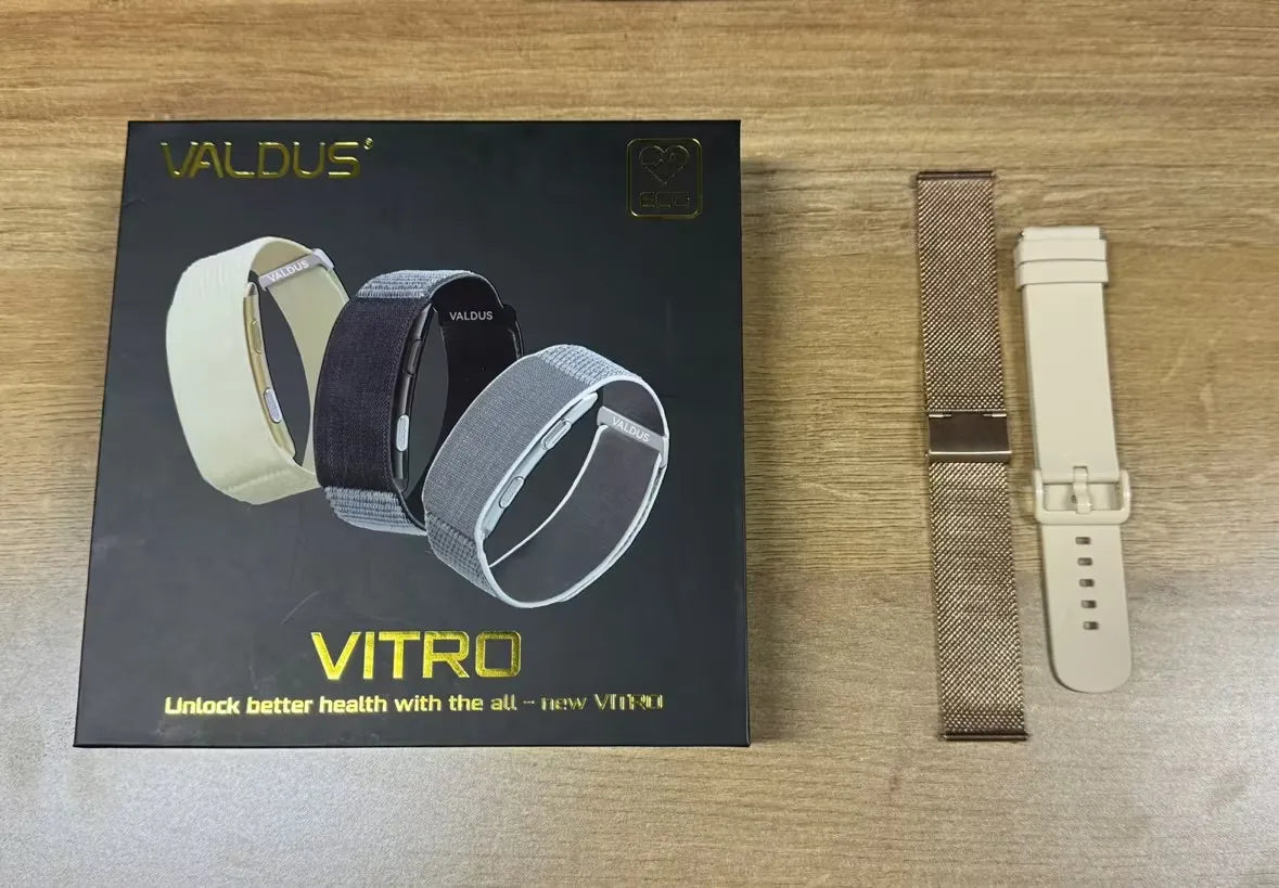 VALDUS 2026 New VITRO NO Screen Smart Bracelet ECG SOS Heart Rate Blood Pressure Sports Fitness Waterproof Screenless Smartwatch