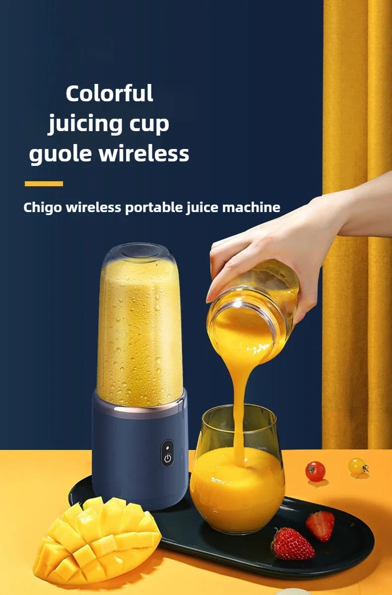 Mini Liquidificador Portátil Recarregável
