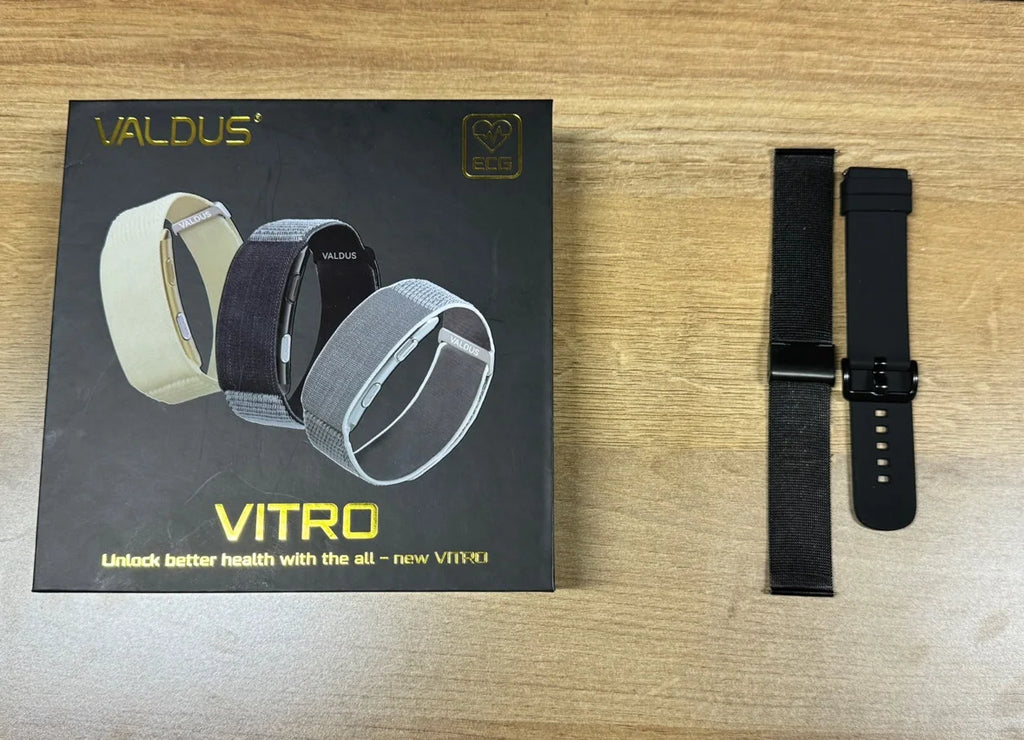 VALDUS 2026 New VITRO NO Screen Smart Bracelet ECG SOS Heart Rate Blood Pressure Sports Fitness Waterproof Screenless Smartwatch